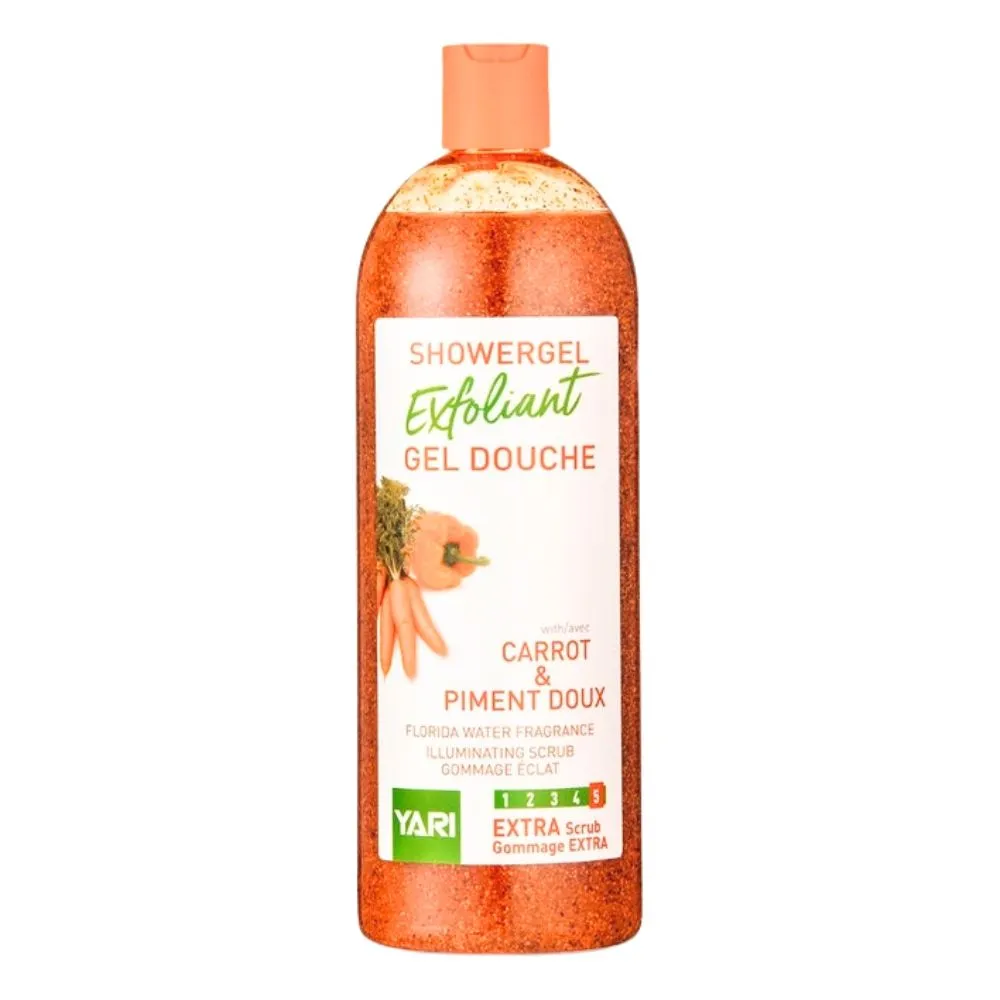 1-Yari-Exfoliant-Showergel-Carrot-and-Piment-Doux-1000ml.webp Yari Exfoliant Showergel Carrot and Piment Doux 1L - Imagen 1