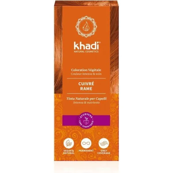 1-imagen_4260378049209_1.webp Khadi Henna Bio Cobre 100g - Imagen 1