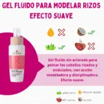 Gyada Cabello Color Vibes Gel Fluido Para Modelar Rizos Efecto Suave 125ml - Imagen 2