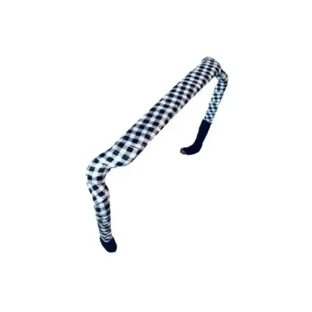 Zazzy Bandz Original Fit Wrapped Gingham in White and Black