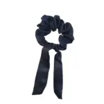 Soulta Scrunchie Azul Marino con Lazo