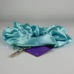 Soulta Scrunchie Secret de Satén Aguamarina