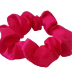 Soulta Scrunchie de Satén Fucsia - Imagen 2