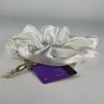 Soulta Scrunchie Secret de Satén Blanca - Imagen 2