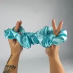 Soulta Scrunchie Secret de Satén Aguamarina - Imagen 3