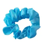 Soulta Scrunchie de Satén Aguamarina - Imagen 4