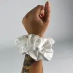 Soulta Scrunchie Secret de Satén Blanca - Imagen 4