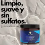 AS I AM Dry and Itchy Cowash Olive And Tea Tree Oil 454g - Imagen 2