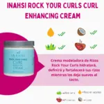 Inahsi Naturals Rock Your Curls Curl Enhancing Cream 226g - Imagen 2