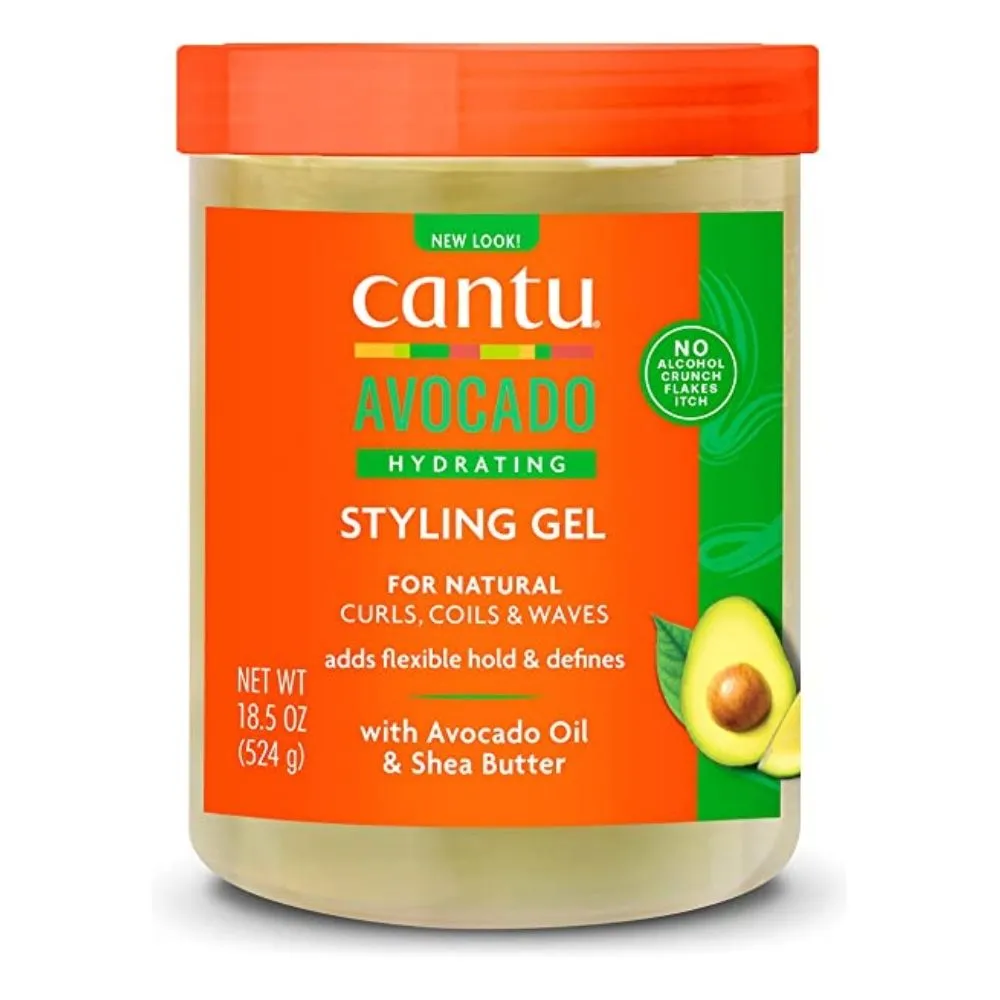 1-cantu-gel.webp Cantu Avocado Hydrating Styling Gel 524g - Imagen 1