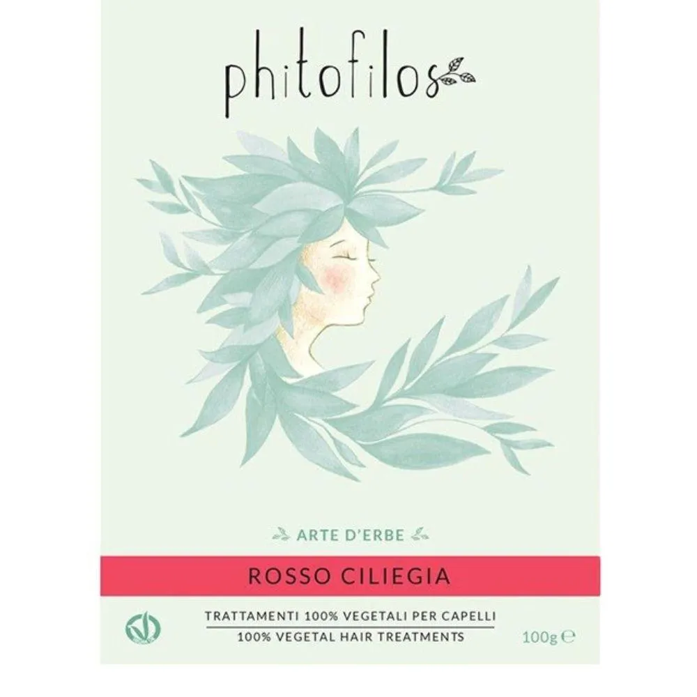 1-imagen_8052204370238_1.webp Phitofilos Henna Mezcla de Color Rojo Cereza 100g - Imagen 1