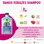 Lola Cosmetics Danos Vorazes Shampoo Fortificante 250ml - Imagen 2