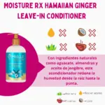 Mielle Organics Moisture RX Hawaiian Ginger Moisturizing Leave-In Conditioner 355ml - Imagen 2