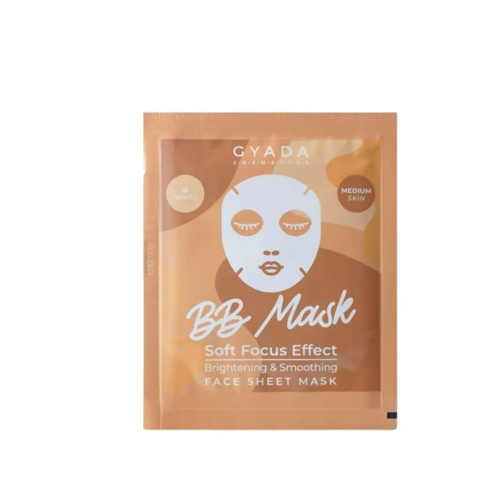 1-imagen_8054609980739_1.webp Gyada Facial BB Mask - Brightening & Smoothing Sheet Mask - Medium - Imagen 1