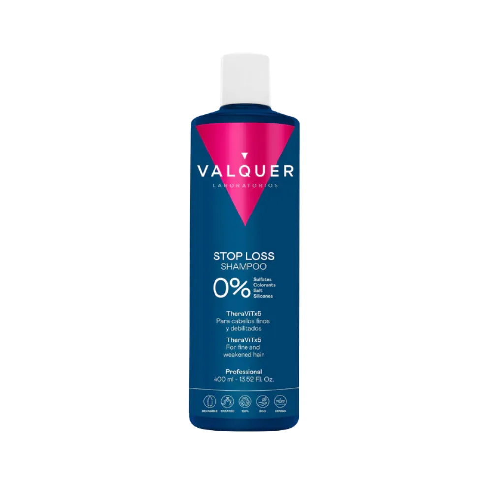1-Valquer.webp Valquer Champú Anticaída Zero% Sin Sulfatos 400ml - Imagen 1