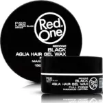 Red One Hair Styling Aqua Hair Gel Wax Black 150ml