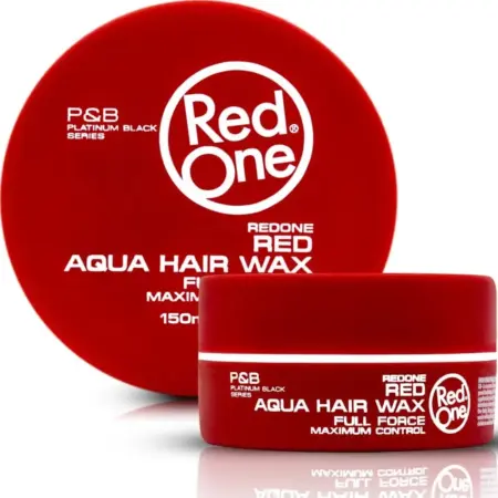 Red One Hair Styling Aqua Hair Wax Red 150ml
