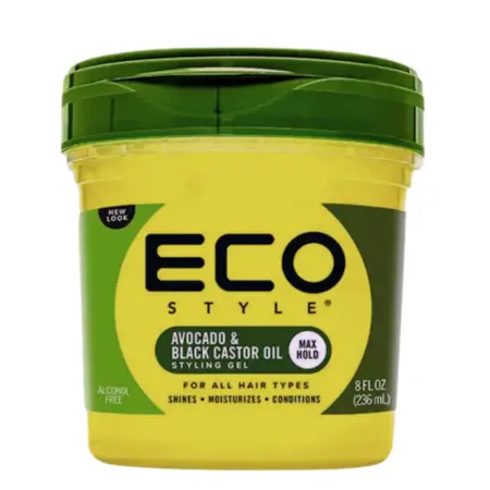 ECO Style Styling Gel Black Castor and Avocado Oil 236ml