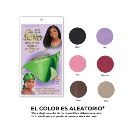 Stay On Satin Gorro Satén Triangle 778