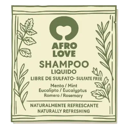 Muestra Curly Friendly Champú de Menta Romero Afro Love 30ml