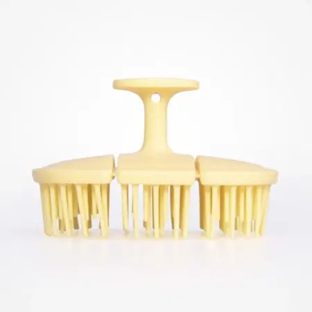 Bifull Cepillo Flexible Bio Flex Fuzz Amarillo (Ergonómico y Antitirones) - 1