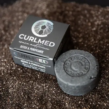 CurlMed Champú Sólido Detox y Purificante 80g - 1