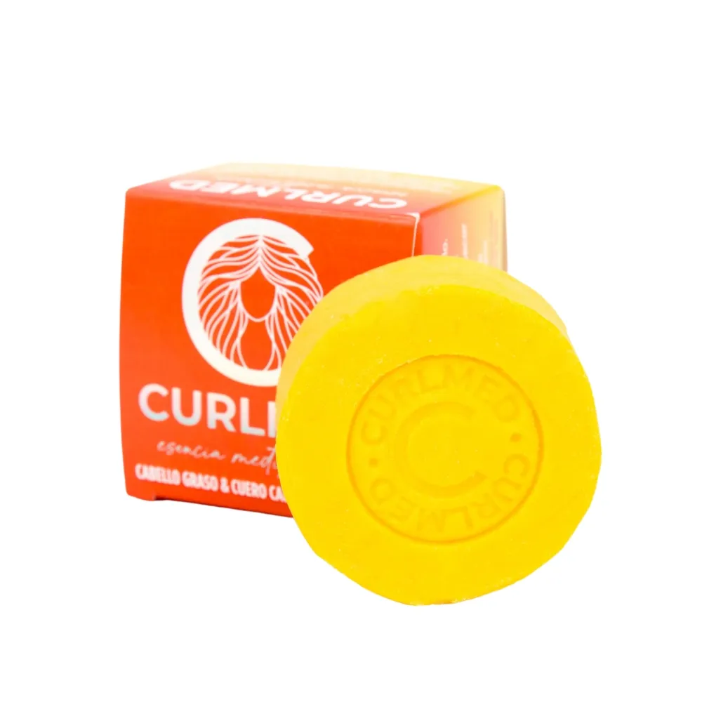 CurlMed Champú Sólido Cabello Graso y Cuero Cabelludo Sensible 80g CurlMed Champú Sólido Cabello Graso y Cuero Cabelludo Sensible 80g